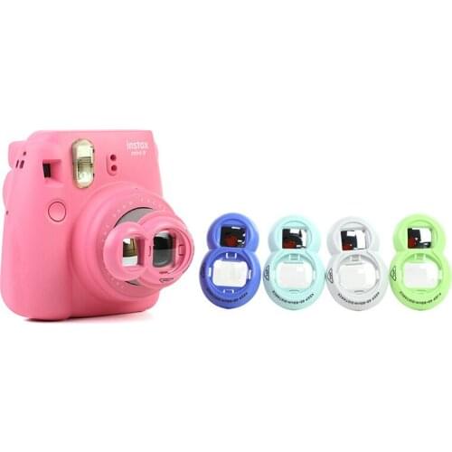 Camera Selfie Mirror Filter For Fujifilm Instax Polaroid Mini Mini7s/8/8+/9 High Quality Small Fresh Filter Lens Accessories