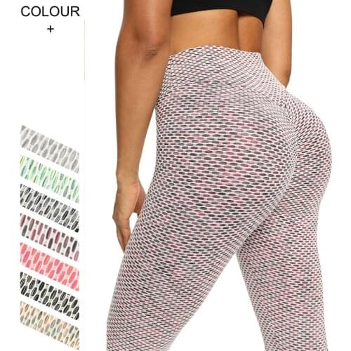 High Waist Leggins Push Up Seamless Workout Pants Fitness Femme Patchwork Print Gym Clothing Ankle Length Sport Legginsy