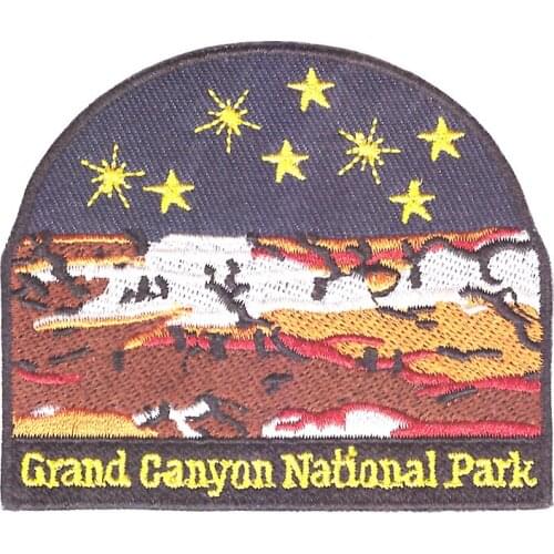2018 new arrivals Grand Canyon National park ARIZONA US travel souvenir iron-on diy craft patch Suitable for all kinds of clothe