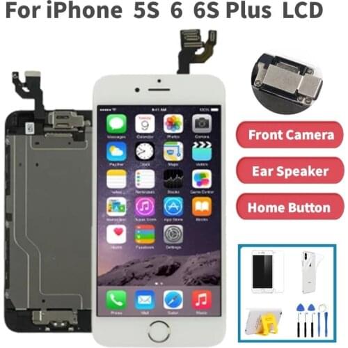 Complete LCD For iPhone 6 6S Plus Screen Touch Digitizer Assembly Replacement For 6P 6SP Full Set Display with Camera Home