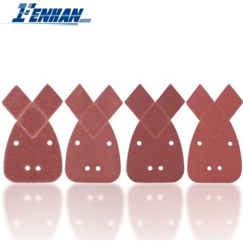 Sanding Sheet 10pcs Mouse Detail Sander 40-240 Grit Sanding Paper 4 Hole Mouse Sanding Sheets Pads Abrasive Polishing Tools