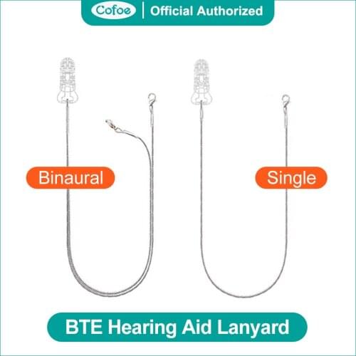 Cofoe BTE Hearing Aid Anti-lost Rope Elderly Hearing Aids Single Or Binaural Anti-dropping Fixed Clip Hearing aid Accessories