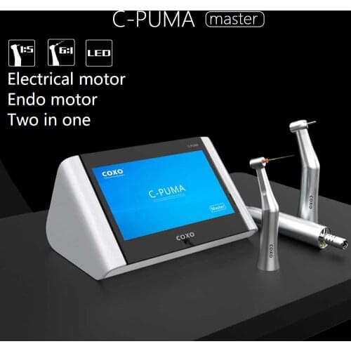 Dental Electricmotor COXO-C PUMA MASTER Brushless LED Micromotor and Endomotor 2 in One Machine