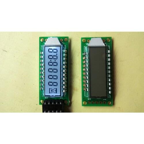Microcontroller LCD Module 6 Digits 8 Characters Colon Decimal Point Compact Ultra-small Display Low Power Consumption