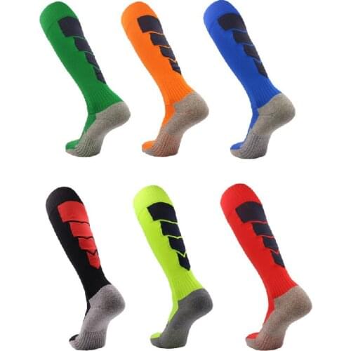 2 Pair Casual Socks Men Winter Thermal Warm Hose Socks Boy Child Knee High Towel Bottom Socks Male Long Compression Socks