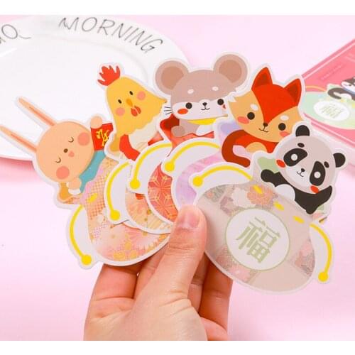 30pcs cute animal hide in fu bag card as postcard invitation Greeting Cards gift cards Christmas postcard & invitation