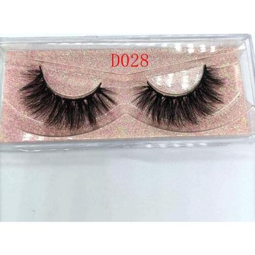 3d mink eyelashes thick long lasting mink lashes natural dramatic volume eyelashes extension 3d false eyelash D028