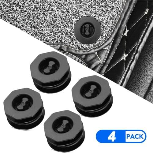 4 Piece Car Carpet Fixing Grips for SEAT Altea Toledo MK1 MK2 Ibiza Cupra Leon Cupra for Skoda Fabia Rapid