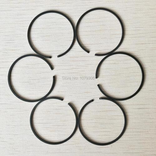 6pcs 45CC Gasoline Chiansaw engine piston rings 1.2MM thickness