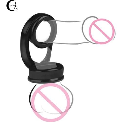 Scrotum Bind Delay Ejaculation Black Cock Ring Sex Toys for Men Erection Sex Shop Adult Products Elastic Penis Ring