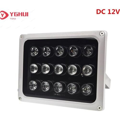 DC 12V CCTV LEDS 15pcs IR Illuminator Infrared night vision 840nm CCTV Fill Light For CCTV Security Camera