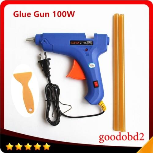 Paintless Dent Repair Tools Dent Removal Tool Glue Gun 100W Hot Mmelt Gun 100-240V Gift Hot Melt Glue Sticks 2pcs 11mm*260mm