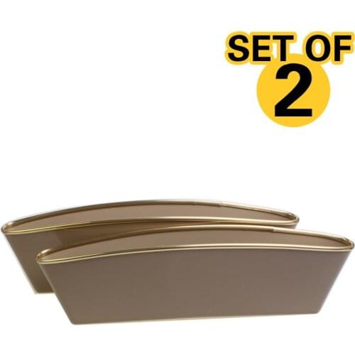 Creative Car mounted Receiving Box 2pcs with Bright Strip Seat Gap