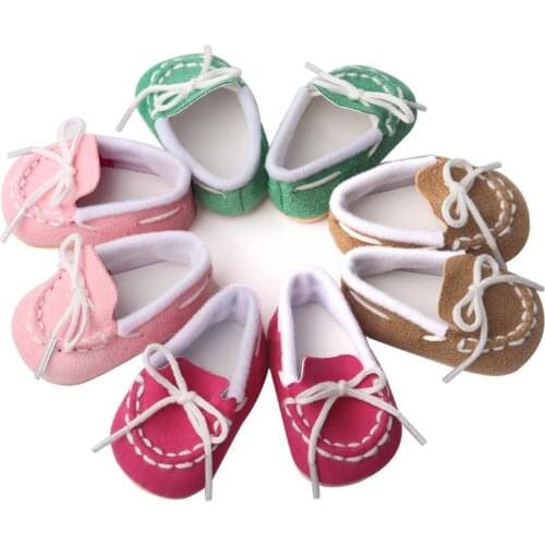 Doll Shoes For 18 Inch Girl/Boy Doll & New Born Baby Clothes Accessories Doll Our Cm 43 Generation & Doll W8T1