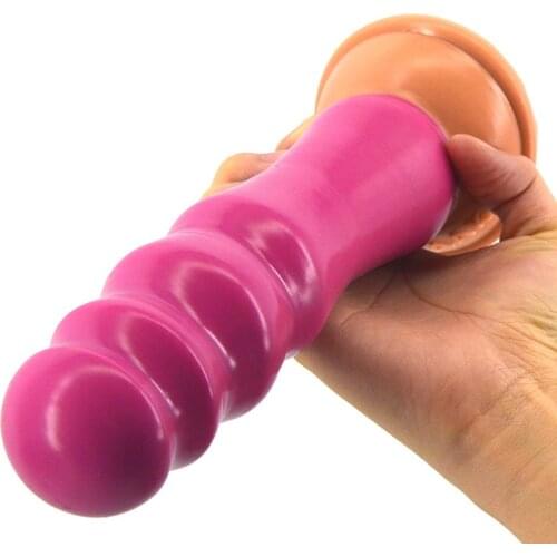 CPWD Soft Silicone Dildo Anal Plug Anal Beads Stimulator Women Masturbator Penis Big Dong Suction Cup Anal Sex Toys Prostate