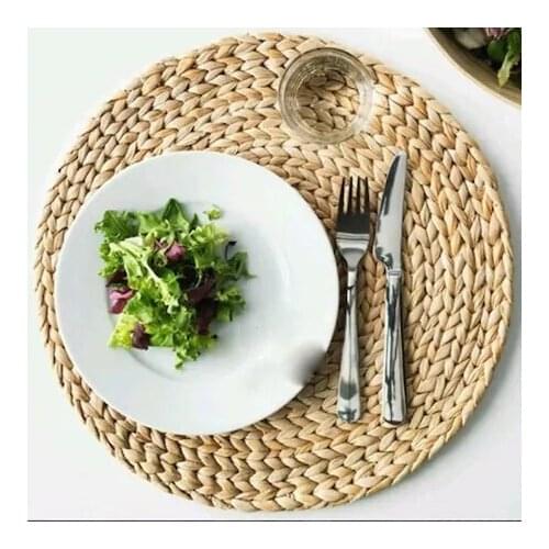 Plate and saucer sets underlay, Table decorations plate and bowl protective underlay, Special table bamboo coasters