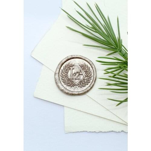 Custom Wedding wax seal stamp/Custom monogram wedding seals/wedding invitation seal/custom wedding stamp