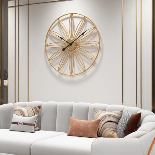 Luxurious Large Wall Clock Home Decor Brief Wall Clock Modern Design Home Decoration Sticker Art Hanging Clock For Living Room