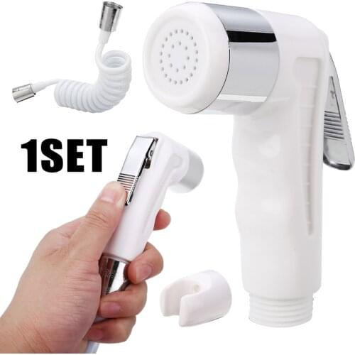 Handheld Sprayer Wall Mounted Shower Toilet ABS Plastic Bathroom Bidet Diaper Spray Sprayer Shattaf Kit Bidet Sprayer Kit