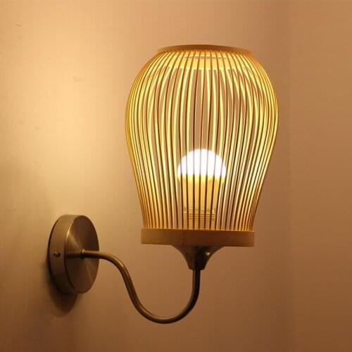 Rural wall lamp staircase corridor corridor wall of bedroom the head of a bed lamp hotel club bamboo lamps and lanterns