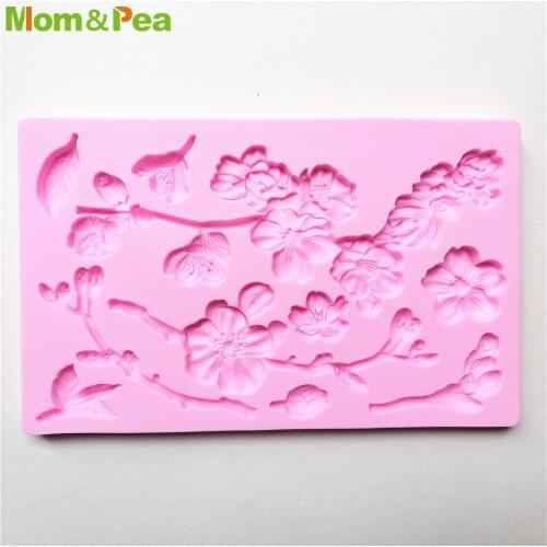 MPA2284 Plum Blossom Shaped Silicone Mold Gum Paste Chocolate Ornamental Fondant Mould Cake Decoration Tools