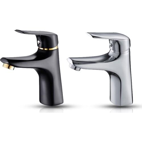 Bathroom Basin Taps Faucets Single Handle Water Sink Tap Hot and Cold Water Mixer Deck Mounted Copper Kitchen Wash Basin Tap