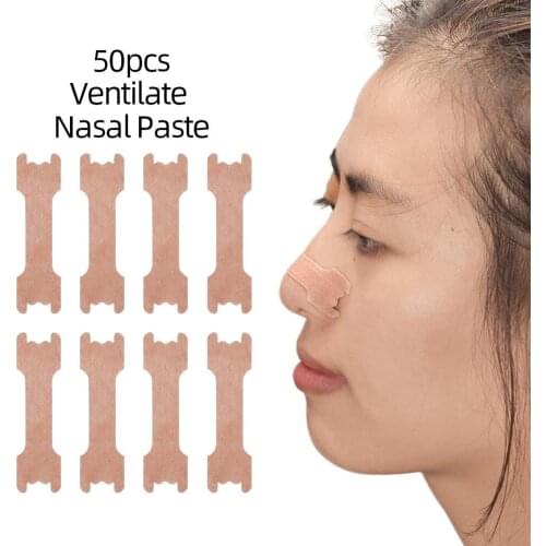 Sleep Disposable Anti Snoring Nasal Strip Relief Stuffy Ventilation Nose Patches Anti Snore Nose Clip