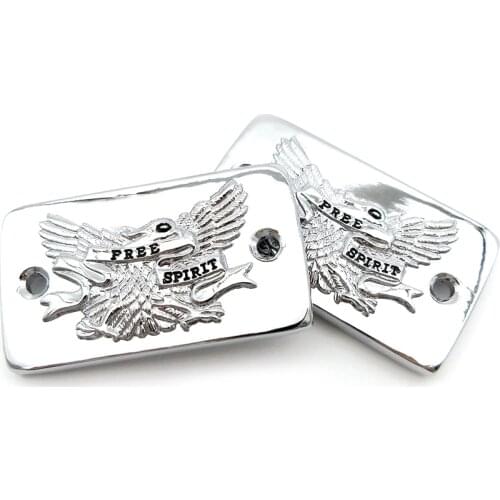 1 Piece Chrome Front Billet Brake Master Cylinder Fluid Reservoir Cover Oil Cap For Suzuki Intruder 1400 1500 Boulevard S83 C90