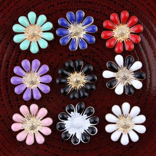 30pcs/lot 18MM Metal Acrylic Rhinestone Buttons for Wedding Embellishment for Hair Accessories Flower Centers Headband Supplies