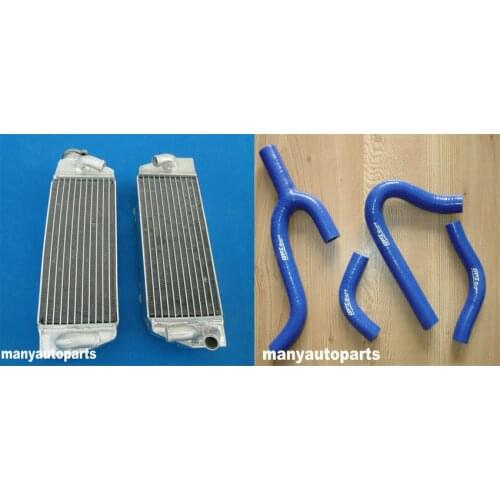 Aluminum radiator+silicone hose FOR KTM 250/300/380 SX/EXC/MXC 1998-2003 99 01 2002