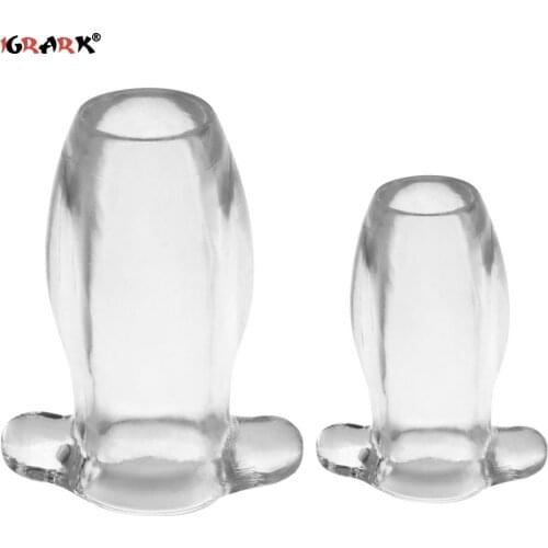 Butt Plug Douche Enema Anal Dilator Hollow Anal Plug Anus Dilator Dildo Butt Expansion Douche Enema Sex Toysfor Men Women Gay