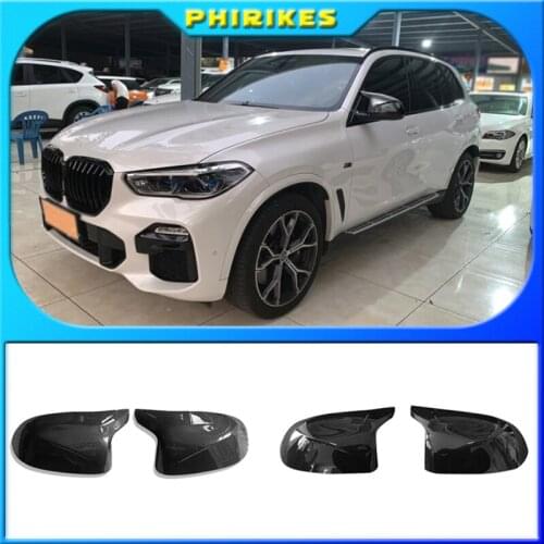 For BMW X3 X4 X5 X6 2014 2015 2016 2017 2018 Rear View Side Mirror Cover F25 F26 F15 F16 Carbon fiber pattern Accessories