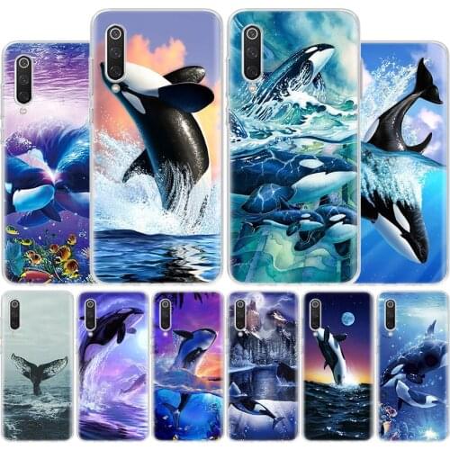 Sea Orcinus Orca Cover Phone Case For Xiaomi Redmi Note 10 9 9S 8T 8 7 6 5 9A 6A 7A 8A 9C K20 S2 Pro Luxury Soft Coque