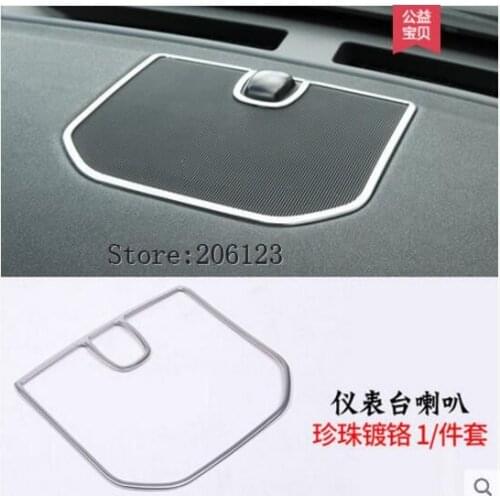 Front dashboard speaker decorative covers trim frame sticker Interior styling for land rover discovery sport 2015 2016 2017