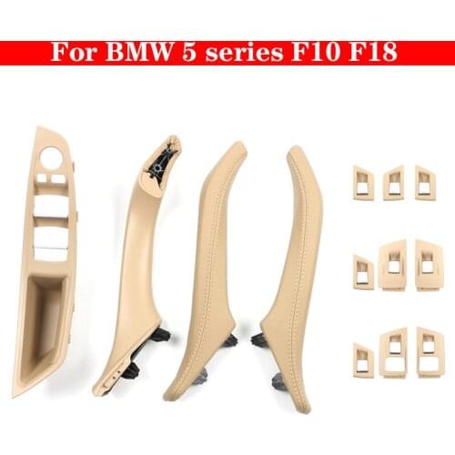For BMW 5 series F10 F18 Fit for LHD Car Inner Door Panel Handle Pull Trim Cover Auto Interior Armrest