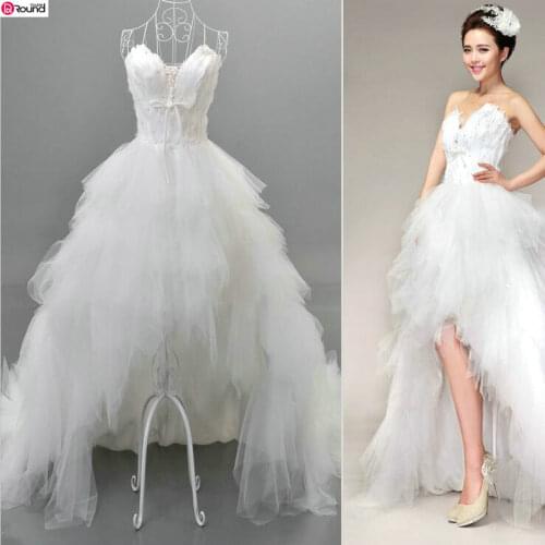 Doubleround V-neck Wedding Dresses