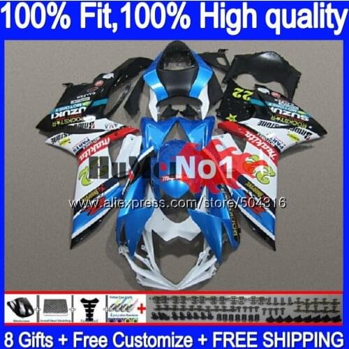 Injection For SUZUKI K11 GSXR 750 600 2011 2012 2013 2014 2015 2016 Black Blue 18MC.79 GSXR600 GSXR750 11 12 13 14 15 Fairing