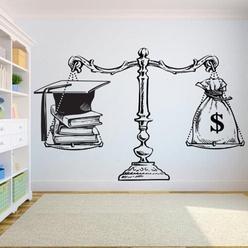 Book Vinyl Wall Decal School Education Quote Reading Room Library Wall Stickers Bookstore Decoration Motivation Art Mural N298