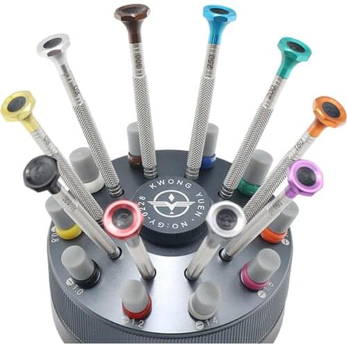 Small Alloy Steel Screwdrivers Set of 10 Watch Repair Screw Drivers, Steel