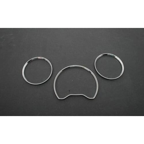 High Quality Chrome Dashboard Gauge Ring Bezel Dial Ring Set for Mercedes Benz W202 96-00 Free Shipping