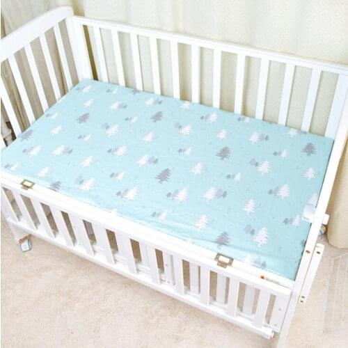NEW 120*70CM Baby Bed Fitted Sheet Crib Sheet 100% Cotton Bed Sheet CZH180608