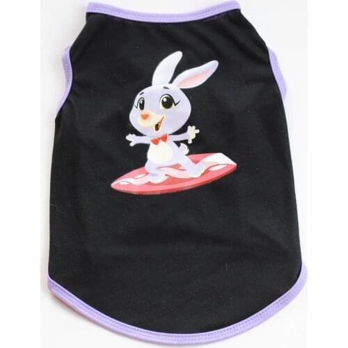 New Fashion Summer Dog Clothes Cute Dog Pet Vest Puppy Printed Cotton T Shirt For Small Medium Dogs