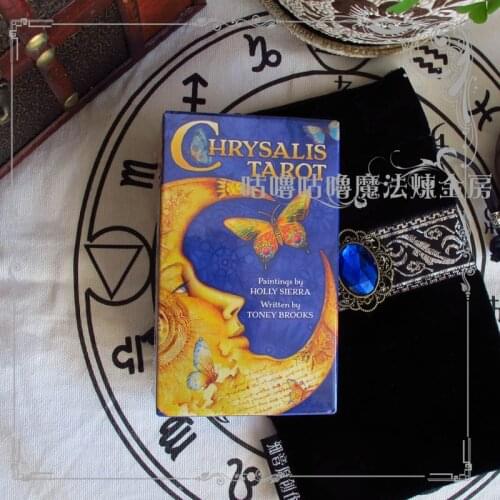 Original Chrysalis Tarot cards all English version 78 pcs/set boxed playing card Mysterious tarot board game card