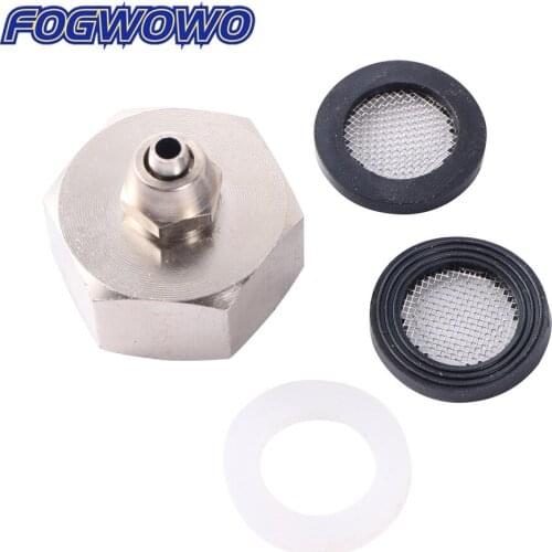 3/4"Female Thread Convert 1/4" Pipe Copper Nickel Plated Connector Garden Irrigation Irrigation Water Connector USA/EUR Standard