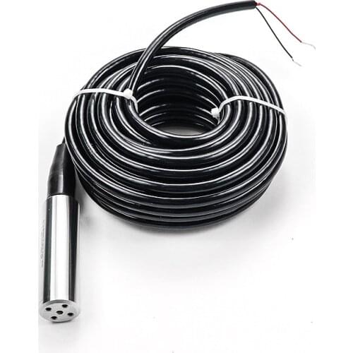 50m 100m Submersible low cost sewage liquid level sensor for gasoline tanks for Water Well in borehole monitoring