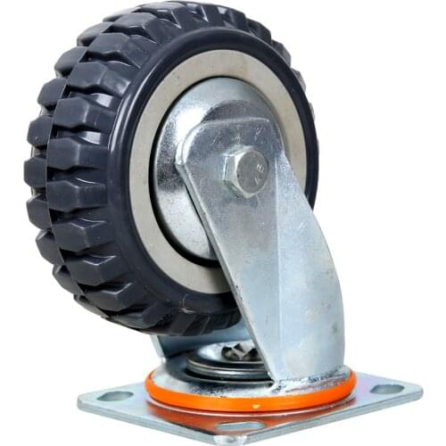 Super heavy universal wheel 4 5 6 inch Polyurethane wear-resistant silent anti-skid trolley wheels Furniture Casters Wheels