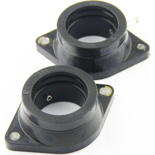 2 pcs Carburetor Intake Manifold For Yamaha BT1100 Bulldog XVS1100 Drag Star 5EL-13586-00 5EL-13596-00 Motorcycle Accessories