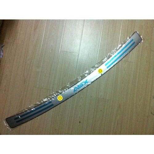 High quality Car styling stainless steel Rear bumper Protector Sill For Mitsubishi ASX car accessories
