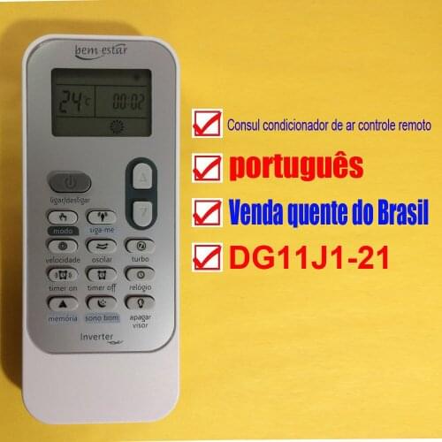 20PCS/Lot)Replacement Consul Air Conditioner Remote Control Model Number DG11J1-21