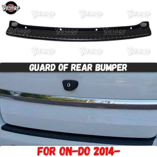 Guard of rear bumper for Datsun On-Do Sedan 2014- ABS plastic accessories protective plate of scratches car styling tuning